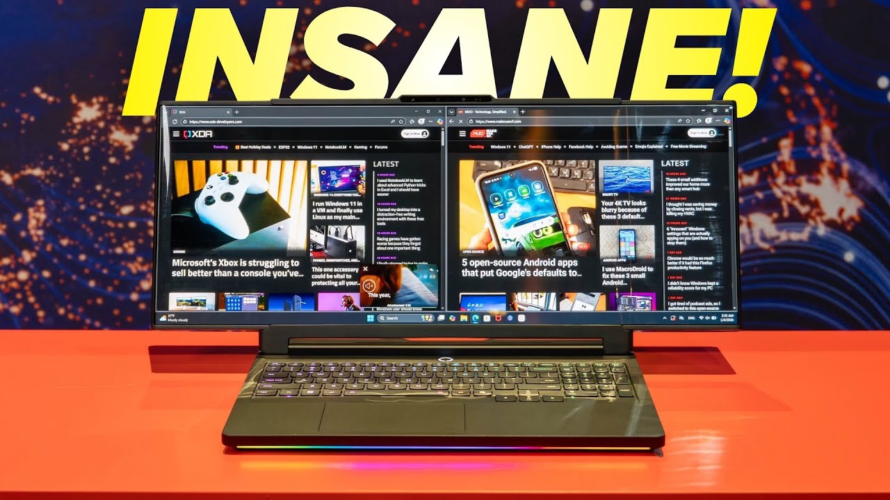 Lenovo Laptop with Rollable Display &ndash; 16&rdquo; to 24&rdquo; in Seconds! Pro Rollable vs ThinkPad XD!