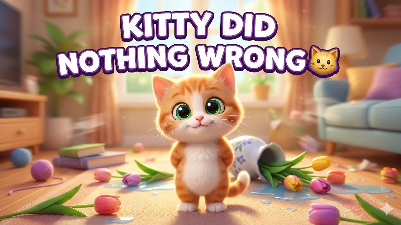 Kitty the Baby Cat 🐾 | Funny Cute Animated Song (EDM Story) 