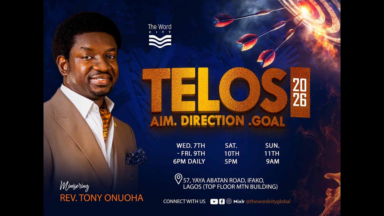 TELOS 2026 (DAY 1) || WEDNESDAY, 7TH JANUARY 2026 || REV. TONY OUNOHA