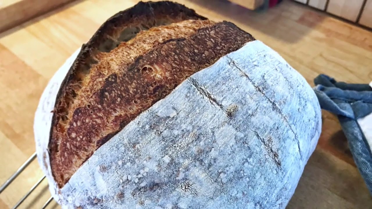 CARA MEMBUAT ROTI CRUSTY SOURDOUGH