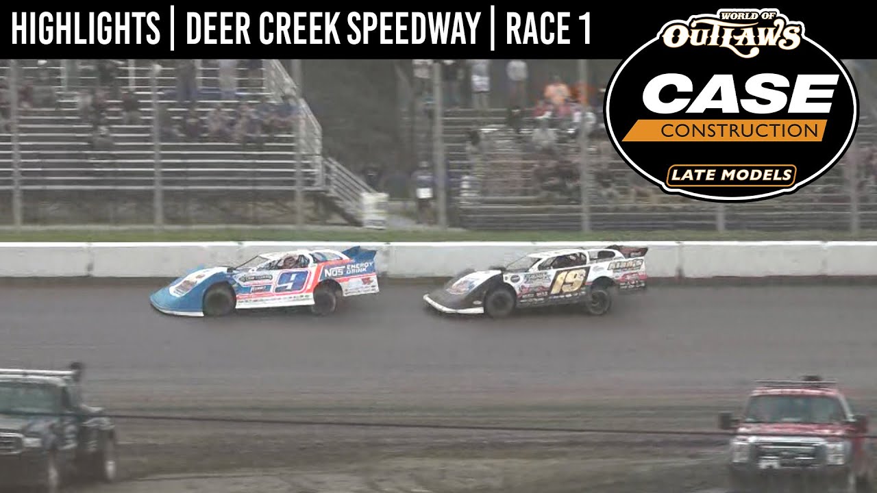 World of Outlaws CASE Late Models | Deer Creek Speedway – Race 1 | July 5, 2024 | HIGHLIGHTS