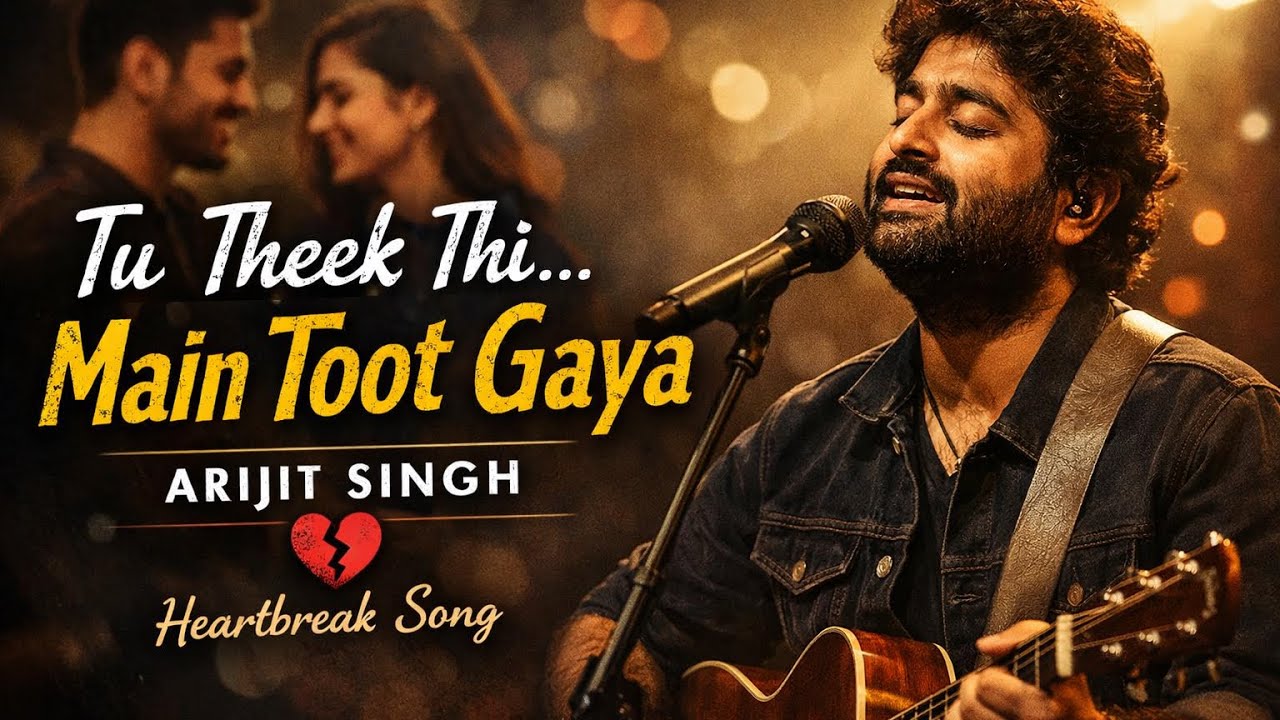 Tu Theek Thi Main Toot Gaya 💔 | Heart Touching SadSong | Arijit Singh Style | BreakupSong2026 #viral