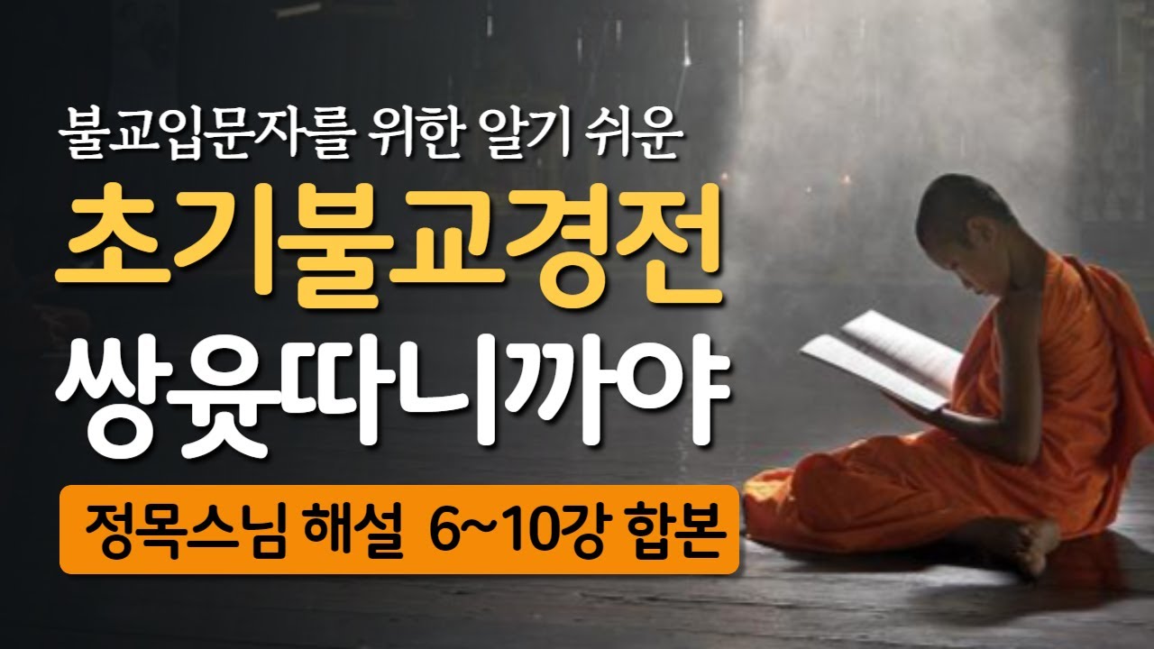 쉽고 재미있는 초기불교경전ㅣ쌍윳따니까야 합본 2ㅣ정목스님의 친절하고 상세한 해설 #초기불교경전 #쌍윳따니까야 #정목스님