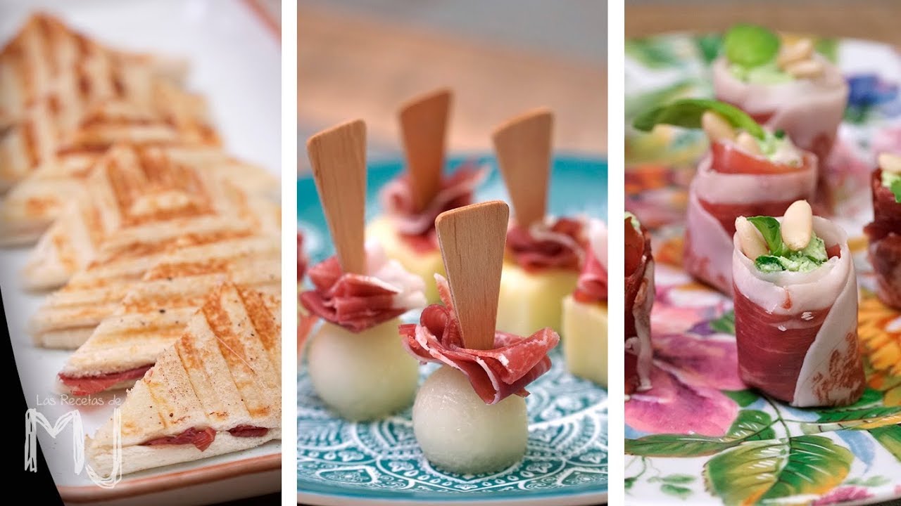 3 aperitivos fáciles y rápidos con jamón