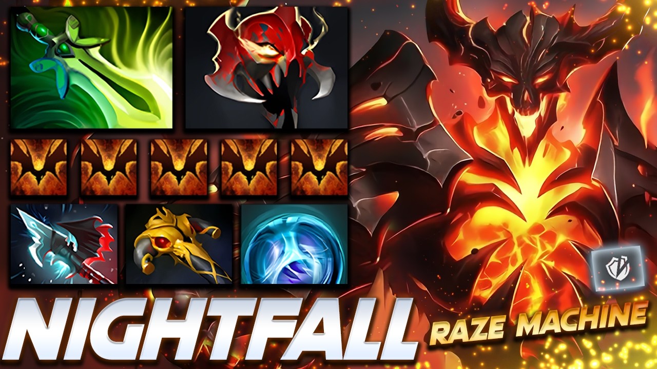 Nightfall Shadow Fiend Raze Machine - Dota 2 Pro Gameplay [Watch & Learn]
