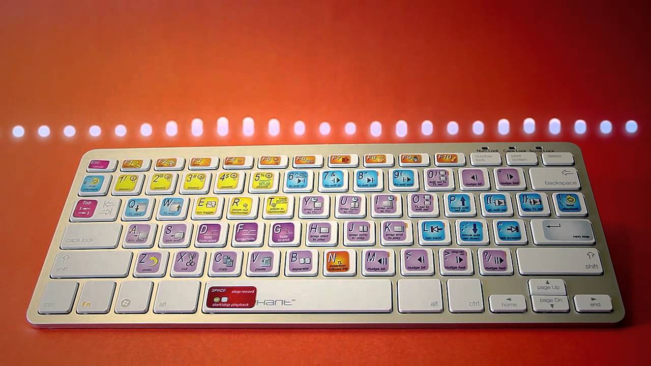 Avid ProTools keyboard stickers from 4keyboard.com