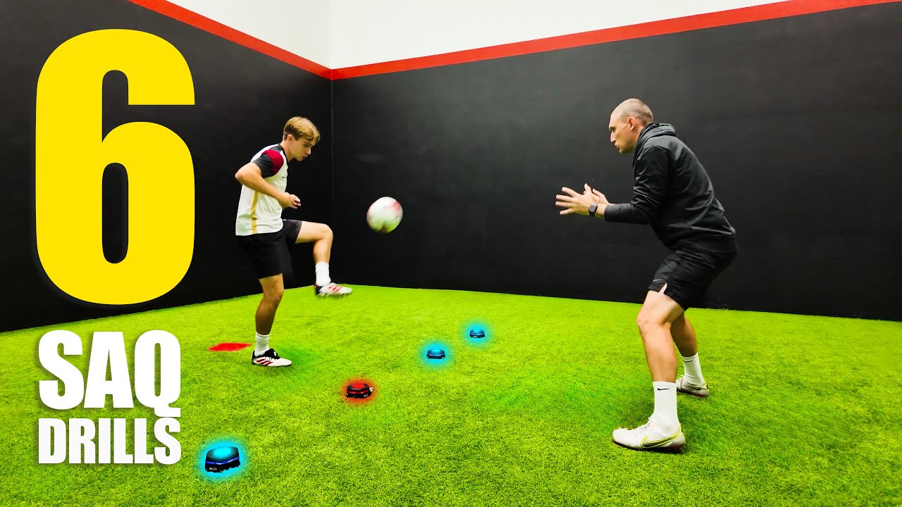 6 упражнений на скорость и ловкость с НОВЫМИ реакционными огнями SKLZ 🚨⚽️