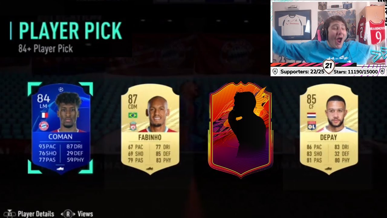 WE GOT AN INSANE HEADLINER!! 10X 84+ PLAYER PICKS (FIFA 21)