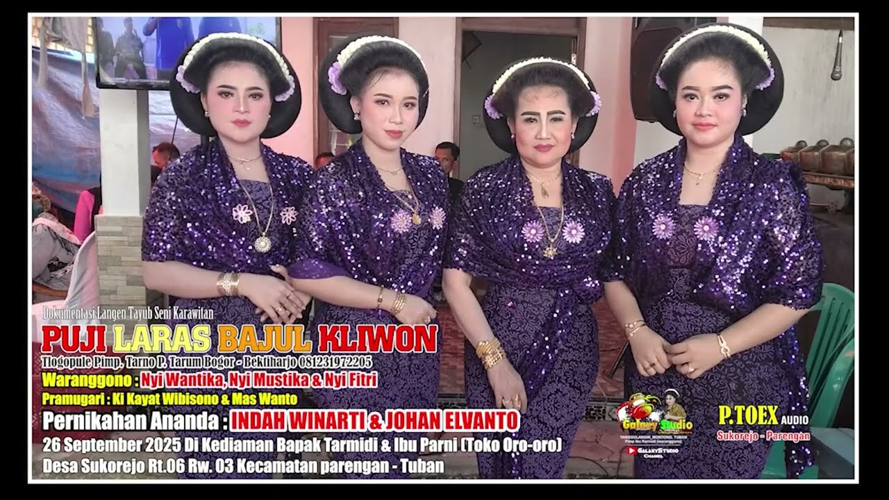 FULL TAYUB SIANG BPK TARMIDI PARENGAN NYI WANTIKAH,FITRY,MUSTIKA & ADELLIA PUJILARAS BAJUL KLIWON