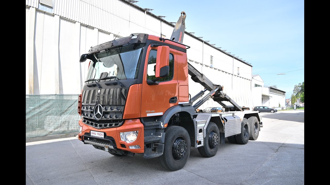 Mercedes Arocs 3246 Abrollkipper Lkw/hooklift truck