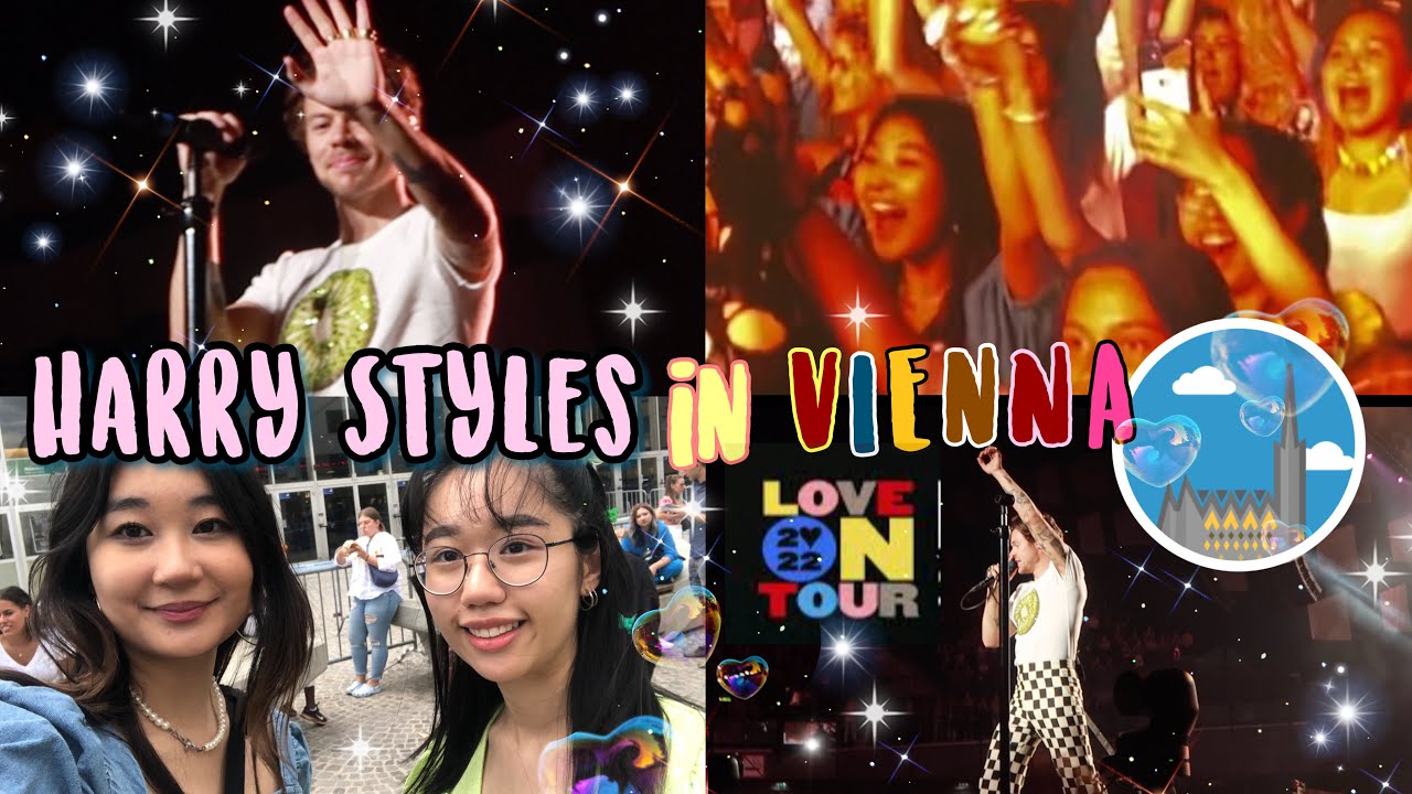 harry styles in vienna!! love on tour 2022 - concert vlog + fancams