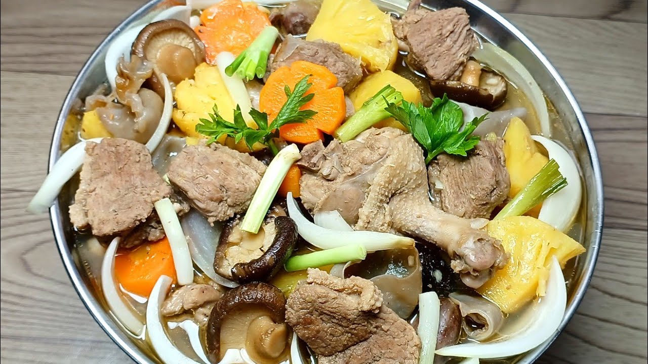 VỊT NẤU KHÓM- Cách làm vịt nấu khóm món ngon đãi tiệc thơm ngon không ngán ăn kèm với bún rất ngon