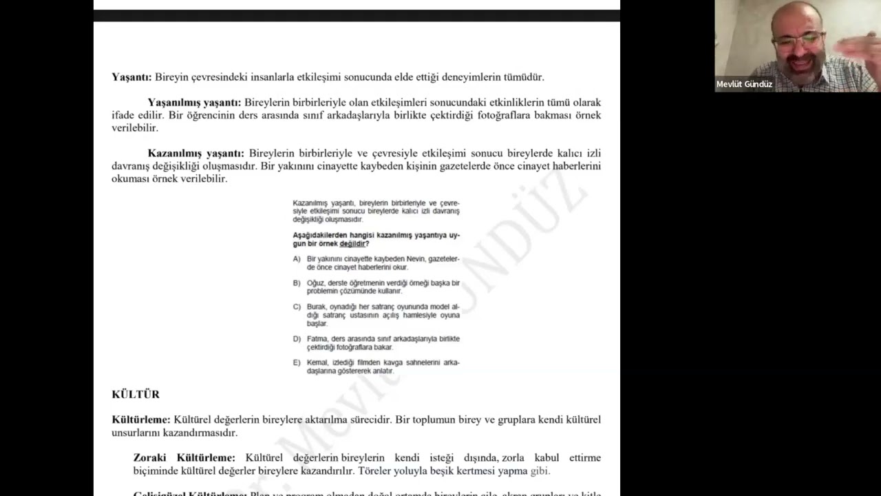 MEVLÜT GÜNDÜZ MEB-AGS KONU ANLATIMI - EĞİTİMİN TEMEL KAVRAM VE KURAMLARI 