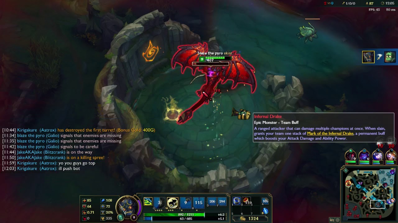League of legends classic Galio vs The eraser mark
