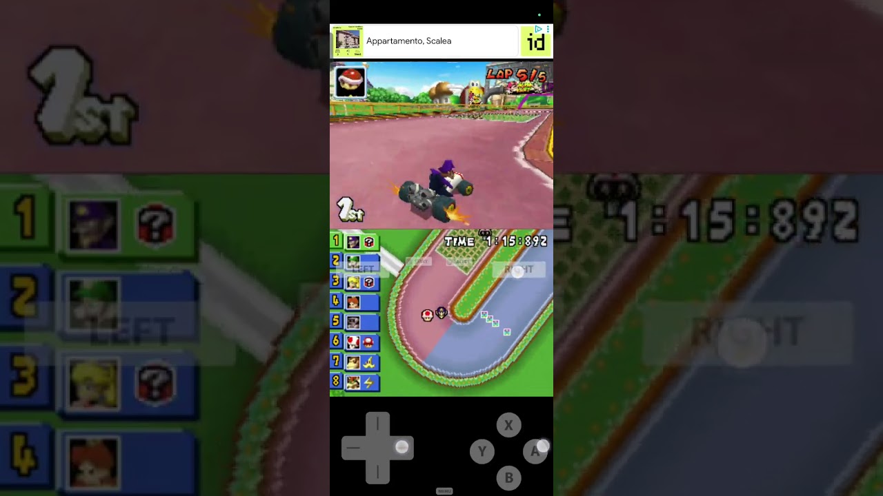 Mario Kart Ds Trofeo Banana 50CC Baby Park 
