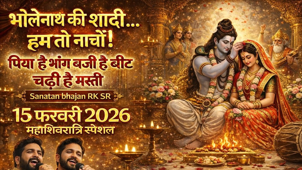 भोलेनाथ की शादी हम तो नाचेंगे | दुल्हन बनी है गोरा मैया | Viral Shiv Vivah Bhajan 2026 | #bhajan