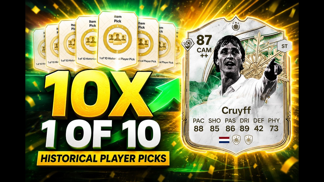 10x ВЫБОР ИЗ 10 ИСТОРИЧЕСКИХ ИГРОКОВ FC 26 Ultimate Team 🔥