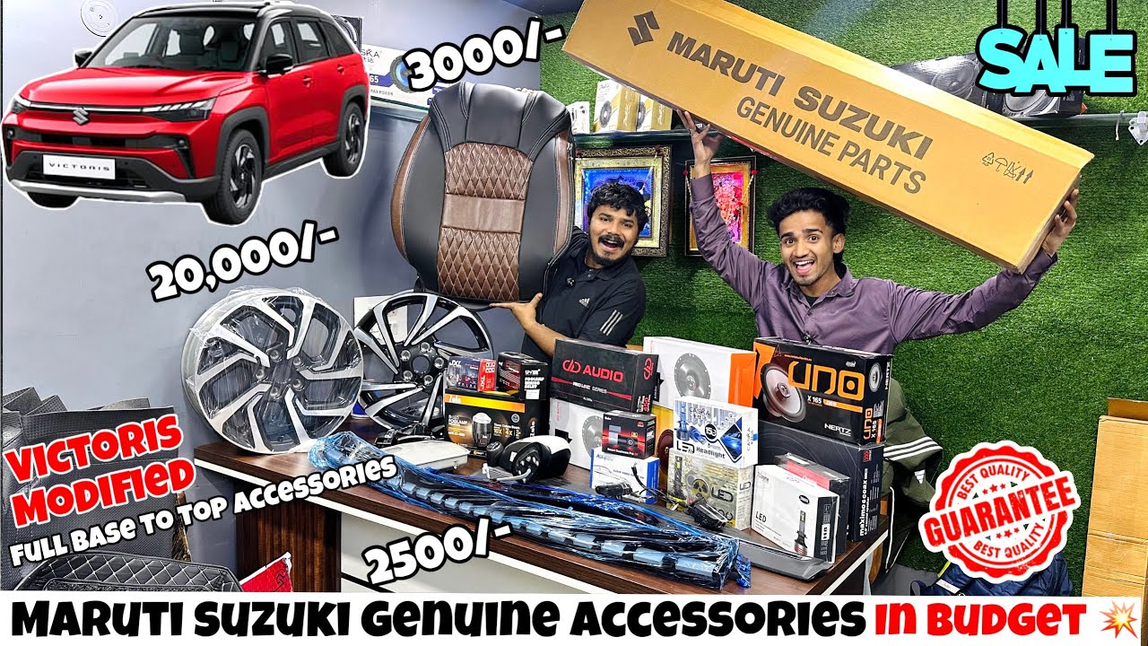 2026 Maruti Suzuki Victoris Genuine Accessories 🔥Maruti Suzuki Victoris Base To Top Modified ✅