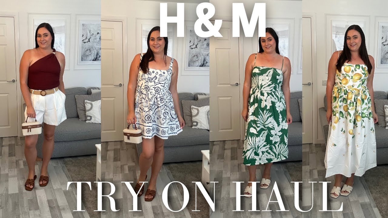 H&M Summer Try On Haul.. UK 16-18🤍