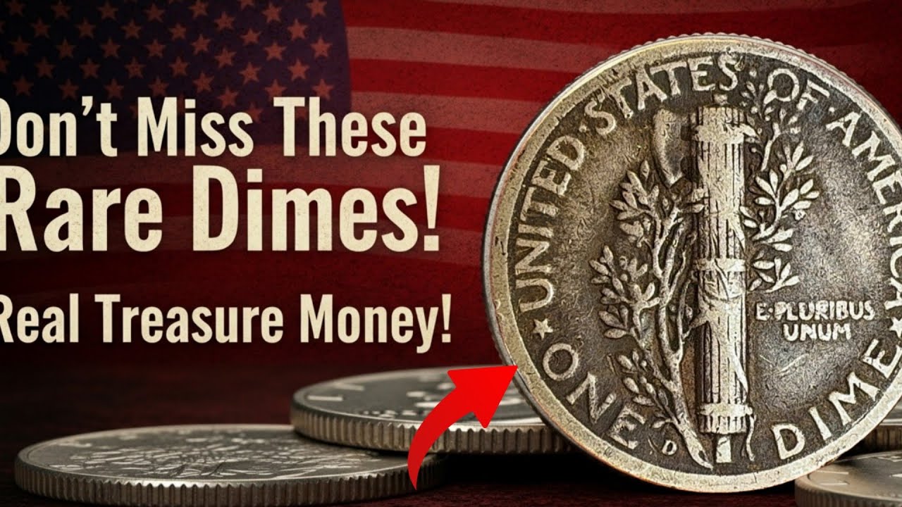 MOST VALUABLE Mercury Dimes EVER FOUND 😲 These 5 Rare Dimes Are Hidden Fortunes in Today’s Market!