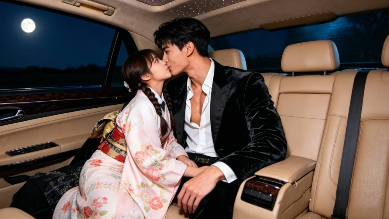 貧しい女子学生、家を飛び出し富豪CEOの車に飛び乗る—恋の始まり！💕✨ #ドラマ