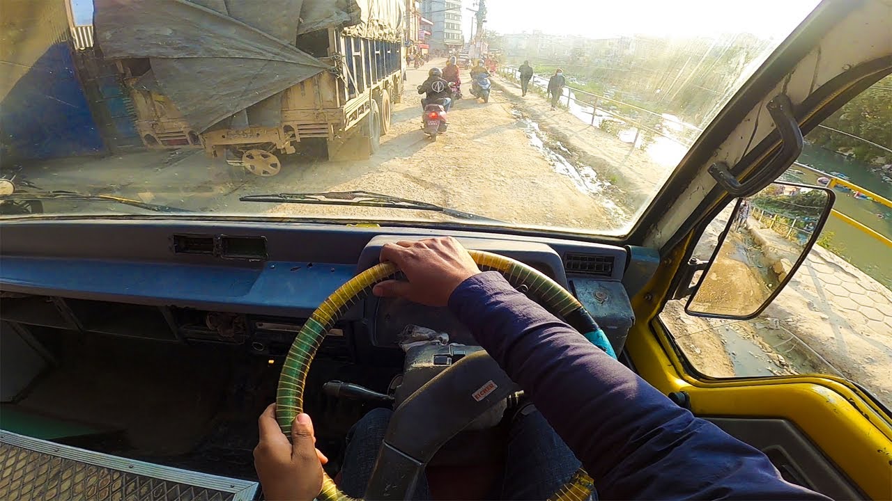 I Couldn't Overtake The Truck😔😔|| POV Bus Driving