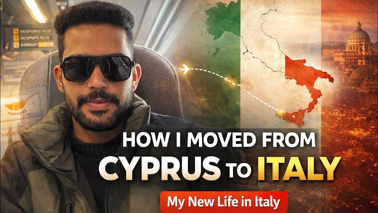Как я переехал с Кипра в Италию 🇨🇾➡️🇮🇹 | Мой полный опыт | Из Кипра в Испанию