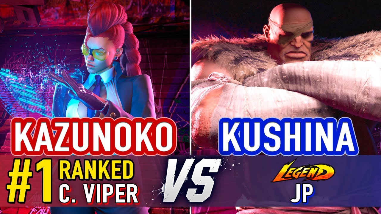 SF6 🤜 Kazunoko (#1 Ranked C. Viper) vs Kushina (Sagat) 🤛 Street Fighter 6 High Level Gameplay