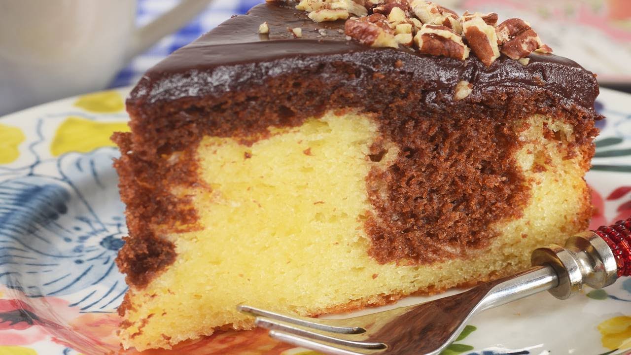 Marble Yogurt Cake Recipe Demonstration - Joyofbaking.com