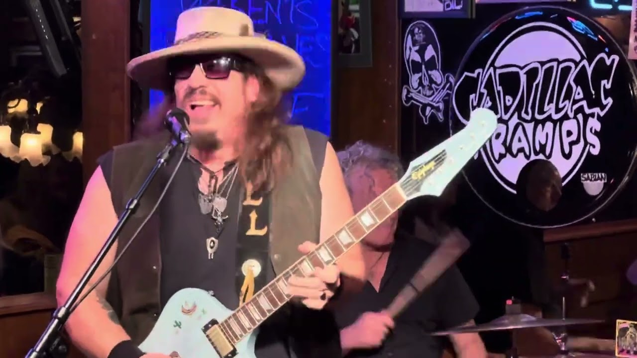 Blues guitar great Lance Lopez in Tarzana, California 2025, presented by Cadillac Zack.