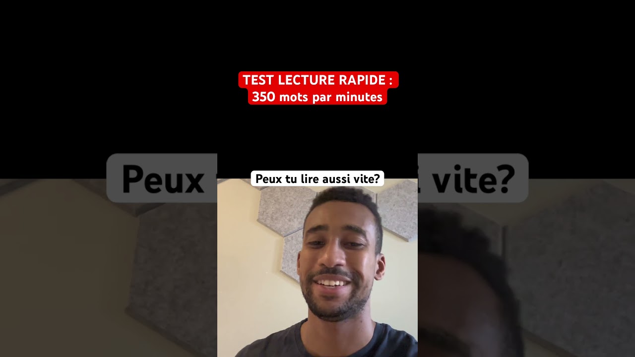 Test de vitesse de lecture : 300 mots par minute!! #lecturerapide #efficacit&eacute; #productivit&eacute; #focus