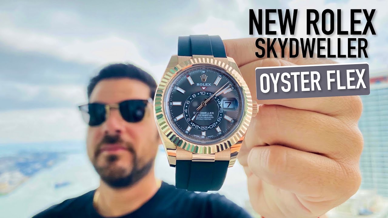 Новые часы Rolex SkyDweller OysterFlex 2020 года! — Может ли резина стать решением?