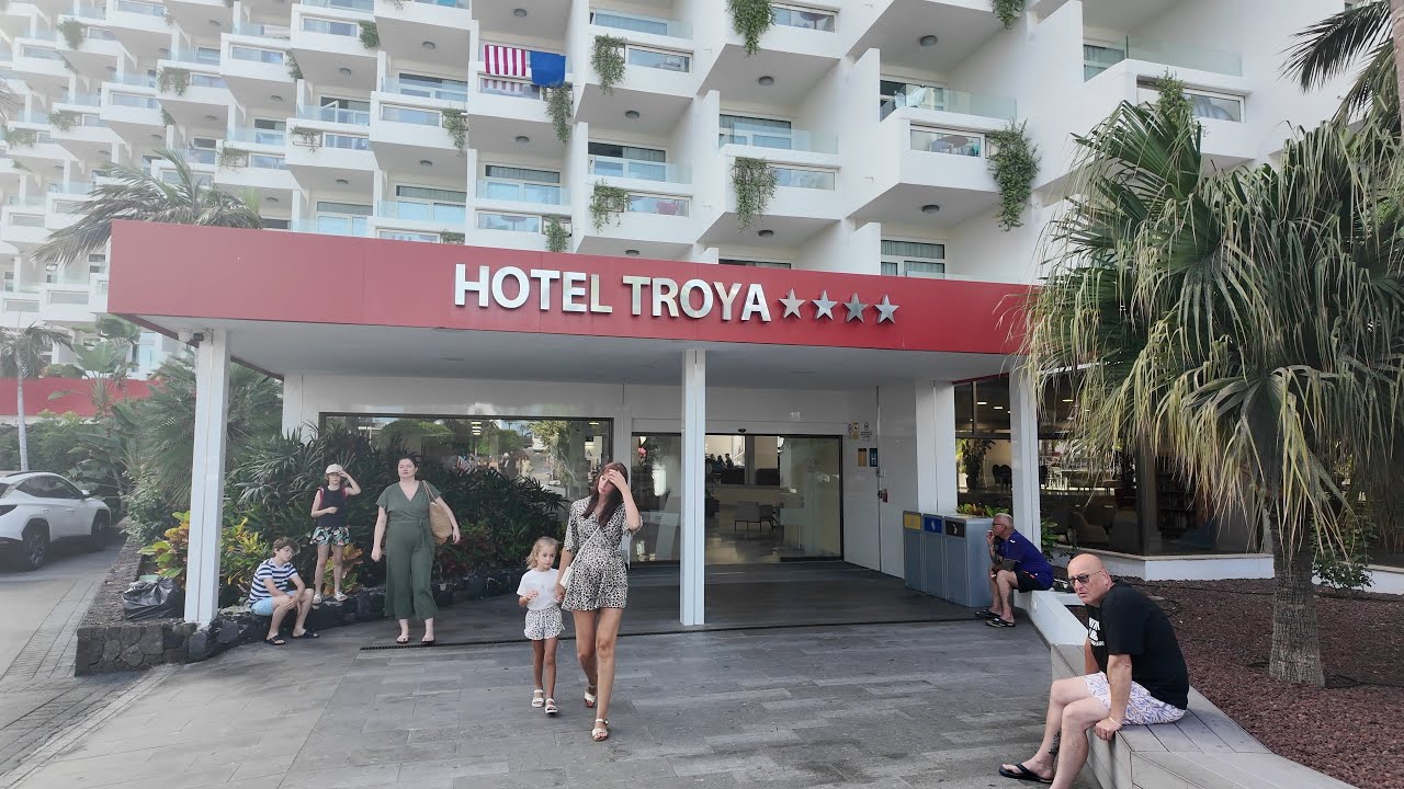Tenerife - Tour Of The Hotel Troya What Does It have To Offer Located In Costa Adeje...