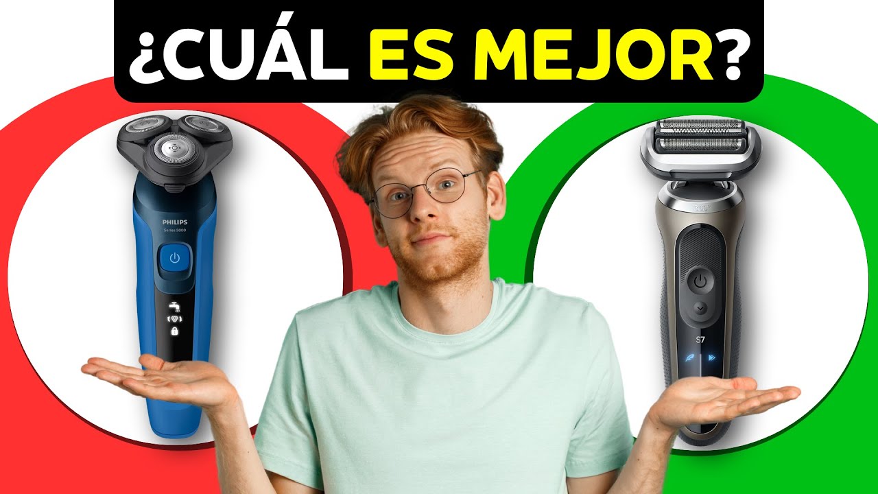 Afeitadora Eléctrica Philips Serie 5000 vs Braun Series 7 | 🏆 ¡La Comparativa DEFINITIVA!