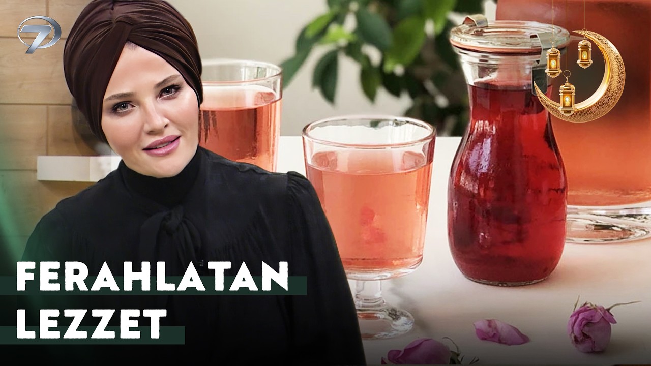 Ramazan Şerbetsiz Olmaz! Ev Yapımı Gül Şerbeti Tarifi | Ramazan Özel 🥁