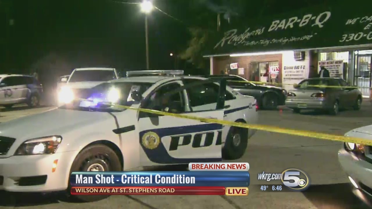 Shooting in Front of BBQ Restaurant in Mobile
