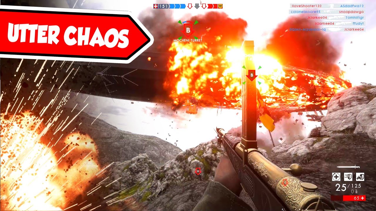 Battlefield 1: Gameplay that will make you Sweat..