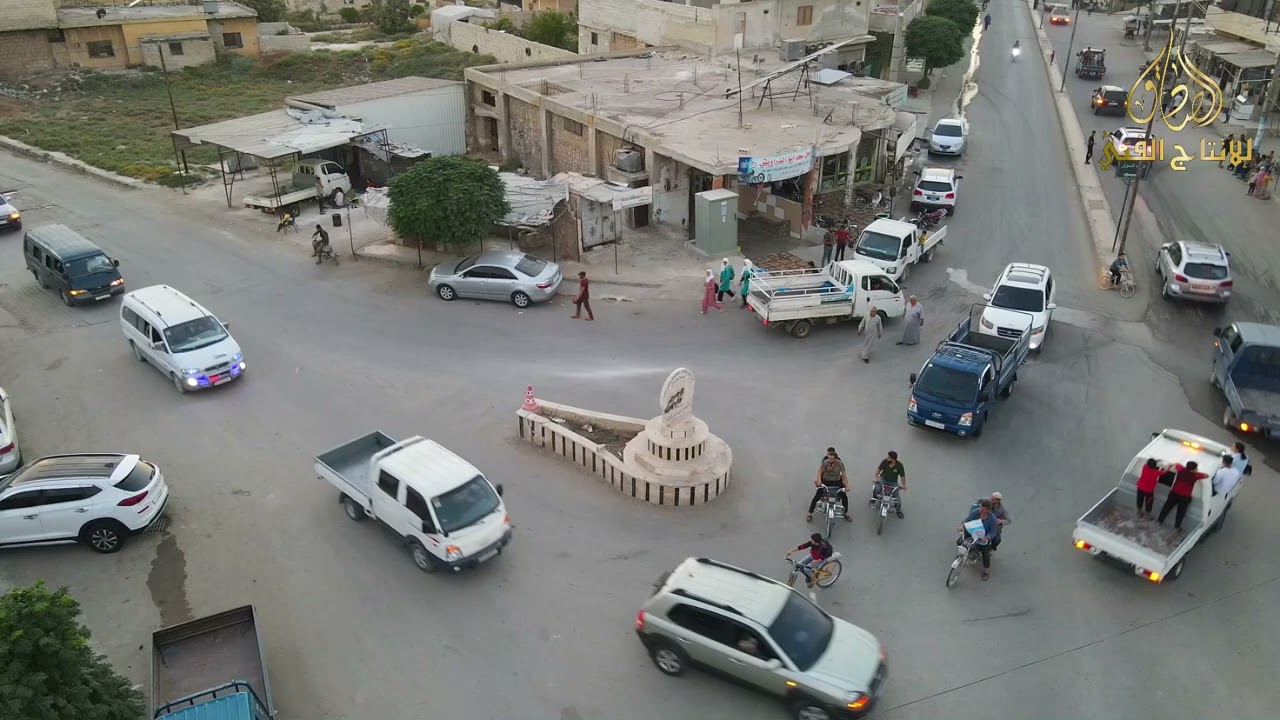 زفة سيارات العريس الغالي فريد غسان فريد مستو في مدينة الأتارب الحبيبة
