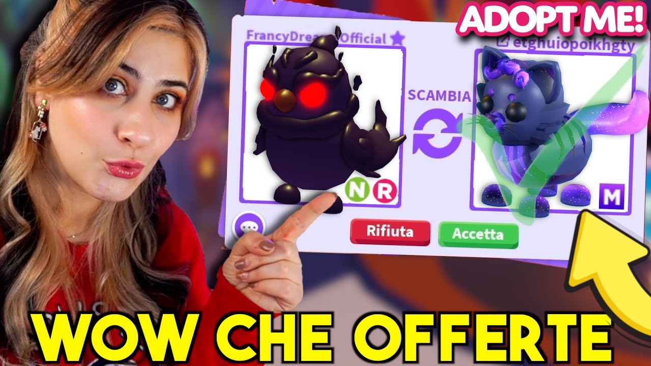 TUTTI vogliono il PULCINO MALEFICO diAdopt Me (mai avute così tante offerte 😱)