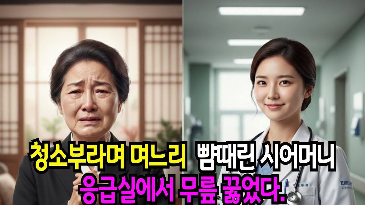 청소부라며 며느리 뺨 때린 시어머니, 응급실에서 알게 된 충격적인 정체......감동사연ㅣ노후사연 ㅣ사연라디오 ㅣ오디오북