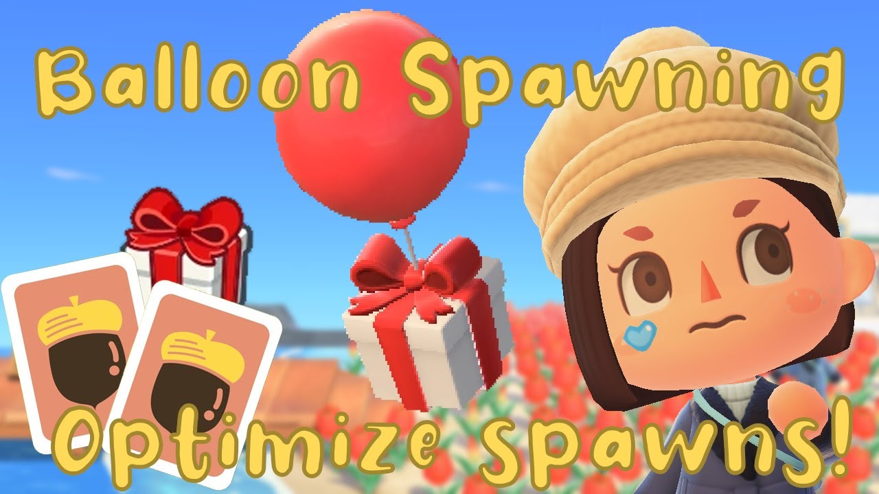 Optimizing Balloon Spawns|Animal Crossing Balloon Trick!