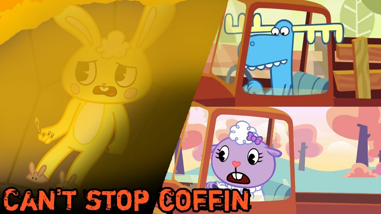 Can't stop coffin - Curiosidades y Errores [Happy Tree Friends]