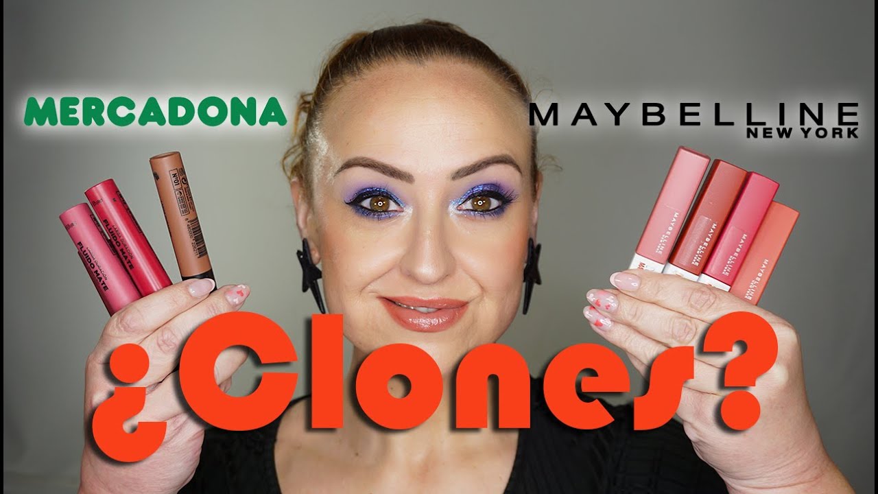 ¿Clones? || Fluido Mate (Mercadona) VS Superstay Matte Ink (Maybelline)