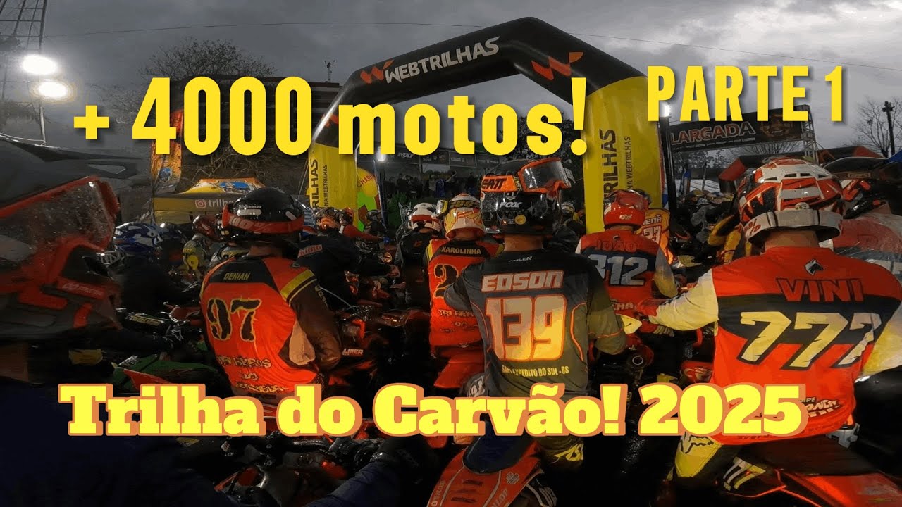 TRILHA DO CARVÃO 2025 - RAAATATATA E MUUITO BARRO - PT 01