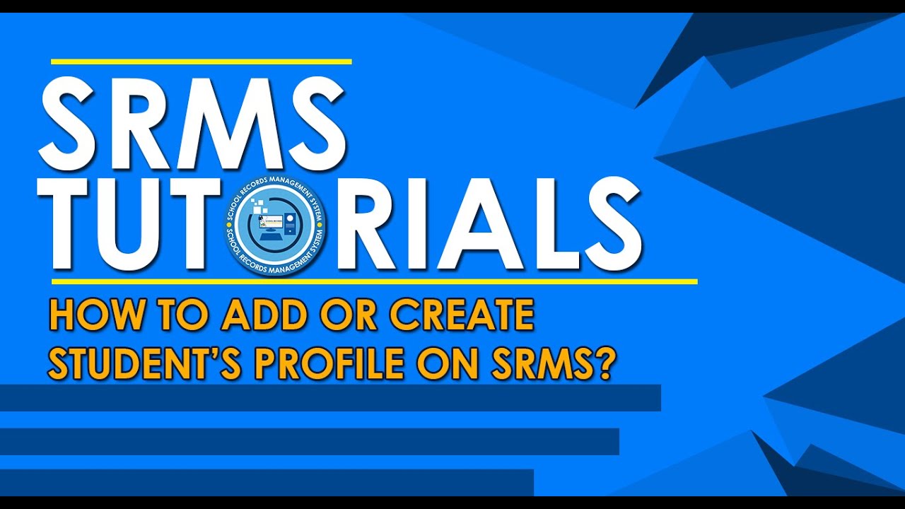 How to add or create student's profile?