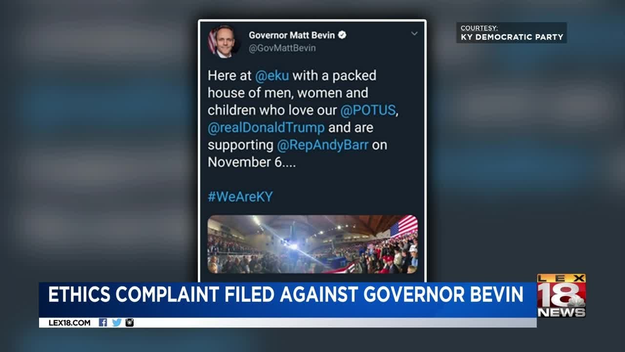 Ethics Complaint Filed Against Governor Bevin