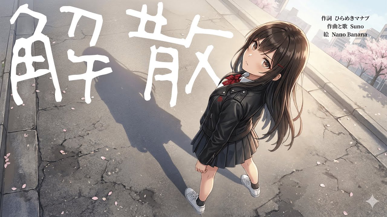 解散　★★★★　#ai #音楽 #suno #オリジナル曲 #rock #ガールズバンド