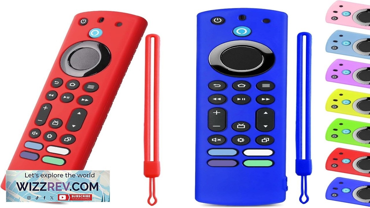 OneBom (2pcs) Silicone Remote Cover for Firetv 4K Max (2nd) Insignia Pioneer Toshiba Omni