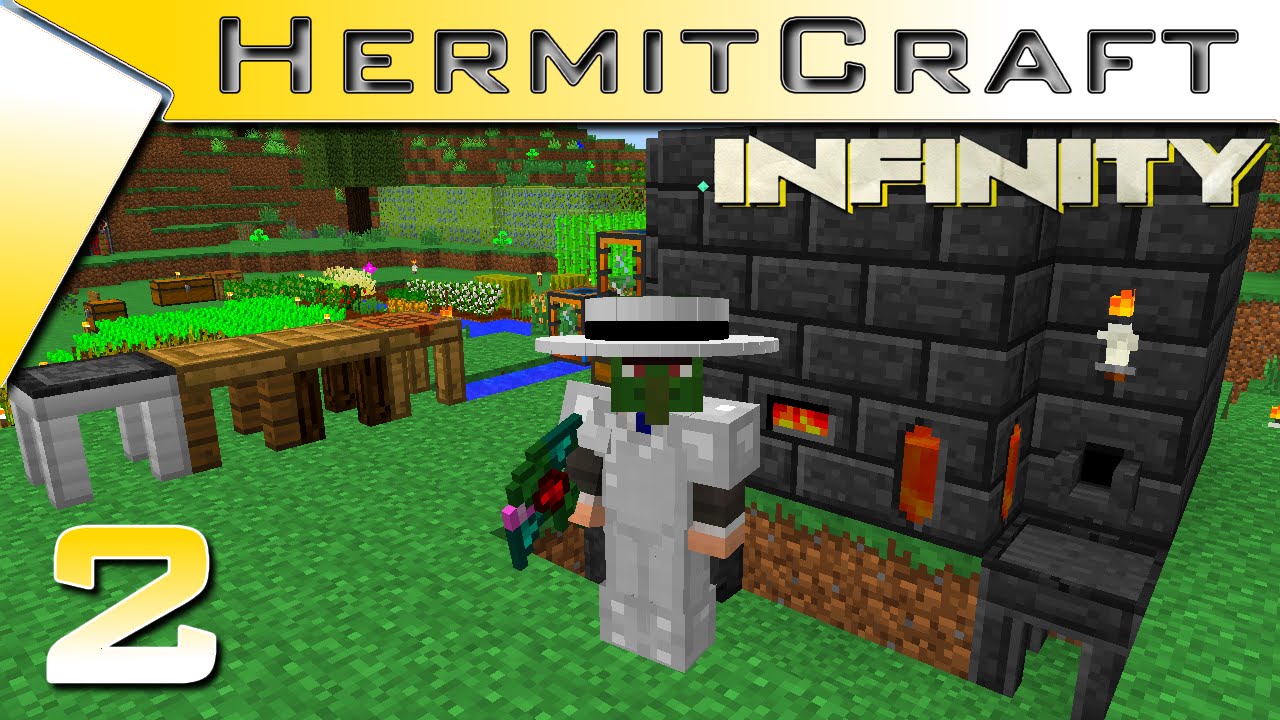 HermitCraft FTB Infinity ~ Ep 2 ~ Tinker Time!