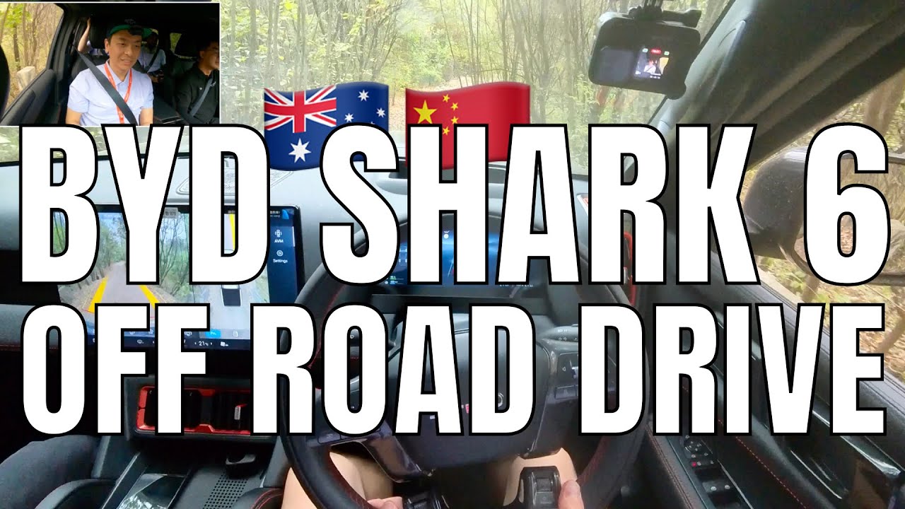 First RHD BYD Shark 6 PHEV Ute Test Drive by Australia Media